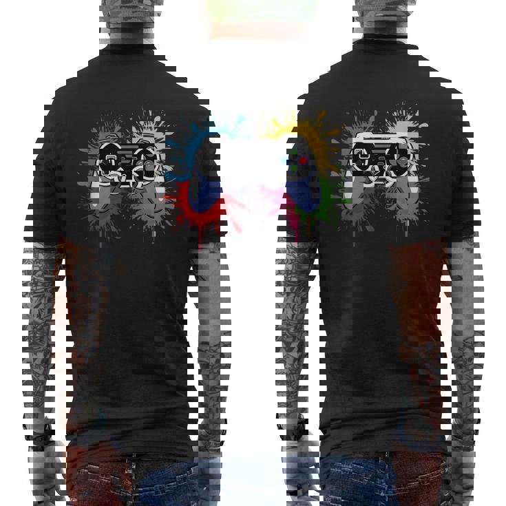 Control All Theideo Game Controller ゲーマー ボーイズ メンズ メンズTシャツ バックプリント