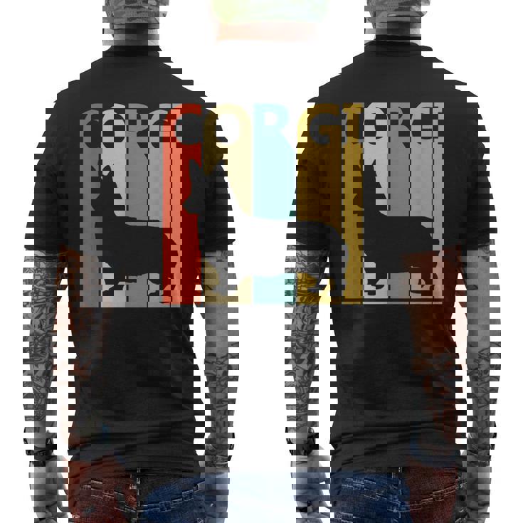 Corgi ウェルシュ・コーギー メンズTシャツ バックプリント