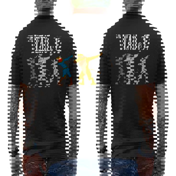 Cowardly Lion かかし ブリキの男 オズの魔法使い メンズTシャツ バックプリント