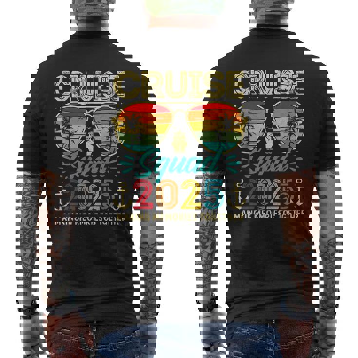 Cruise Squad 2025 Family Group Matching Summer Vacation Men's T-shirt Back Print