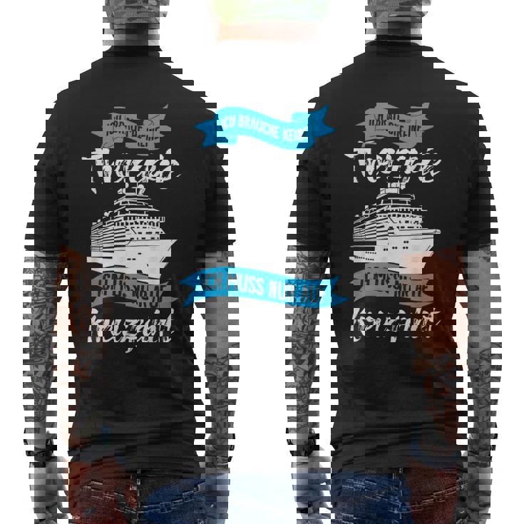 Cruise Tourismhip Cruise World Travel T-Shirt mit Rückendruck