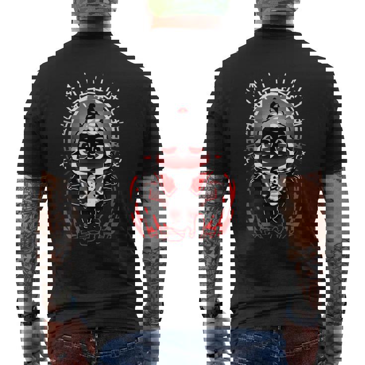 Cult Cult Of The Lamb かわいいゲーマー カルト・オブ・ザ・ラム メンズTシャツ バックプリント