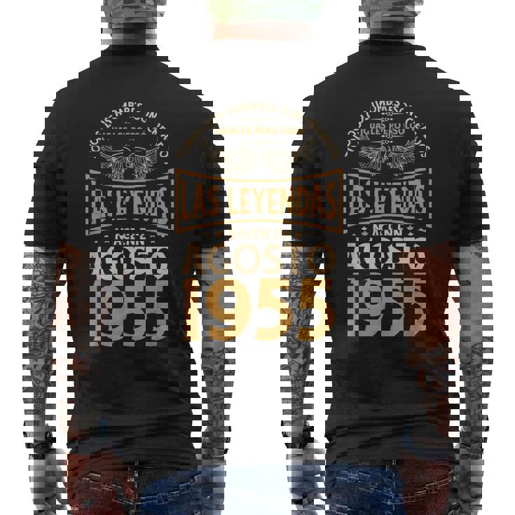 Cumpleaños Hombre Regalos Las Leyendas Agosto 1955 Camiseta Hombre Estampado Espalda