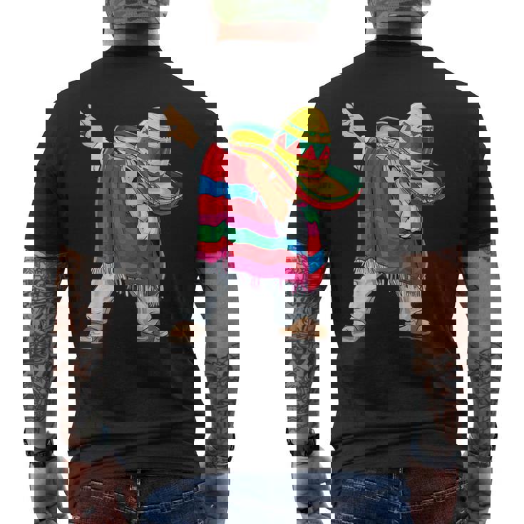 Dabbing メキシカン ポンチョ シンコ・デ・マヨ ボーイズ メンズ ソンブレロ ダブ メンズTシャツ バックプリント
