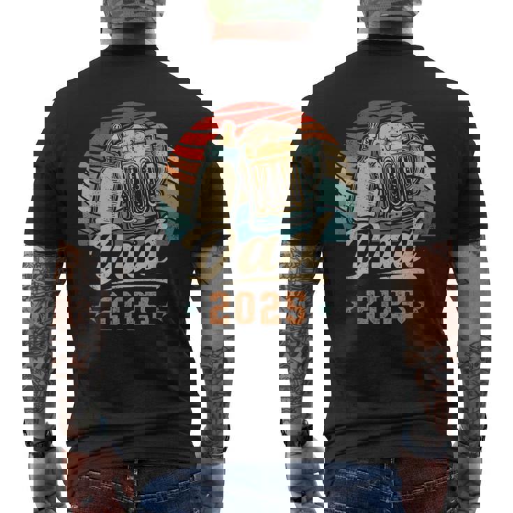 Dad 2025 年のパパ 初めての父の日 若いパパ 新しいパパ メンズTシャツ バックプリント