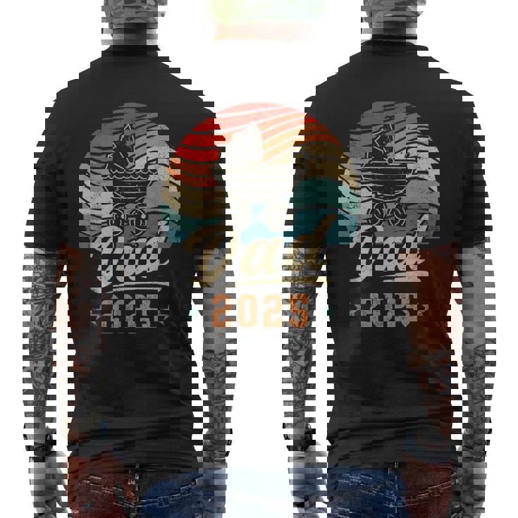 Dad 2025 歳 新しい父親 赤ちゃん発表 父性 メンズTシャツ バックプリント