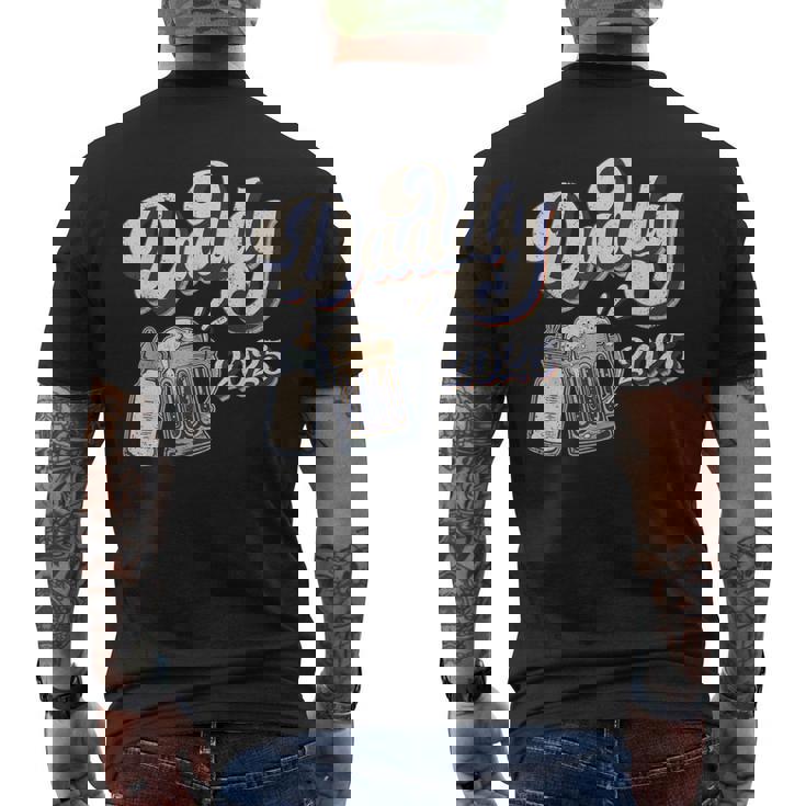 Daddy 2025 初めての父の日 新しいパパ 若い父親 メンズTシャツ バックプリント