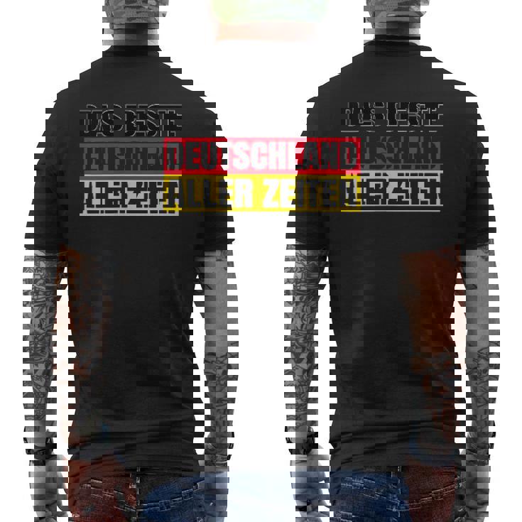 Das Beste Deutschland Aller Zeiten。 メンズTシャツ バックプリント