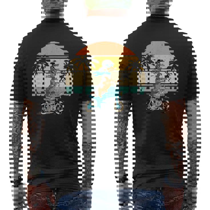 Dax ミニチュア ダックス フンドt 125 Cc バイク ミニ モト スクーター バイク ペット 小型犬 可愛い メンズTシャツ バックプリント