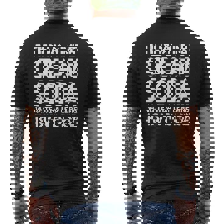 The Day I Met Creamoda クリームソーダ メンズTシャツ バックプリント