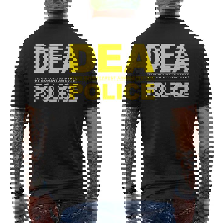 Dea 薬局 警察官 メンズTシャツ バックプリント