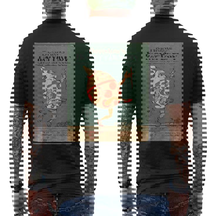 Denslows ハンプティダンプティ 童謡 ヴィンテージブックトレジャー メンズTシャツ バックプリント