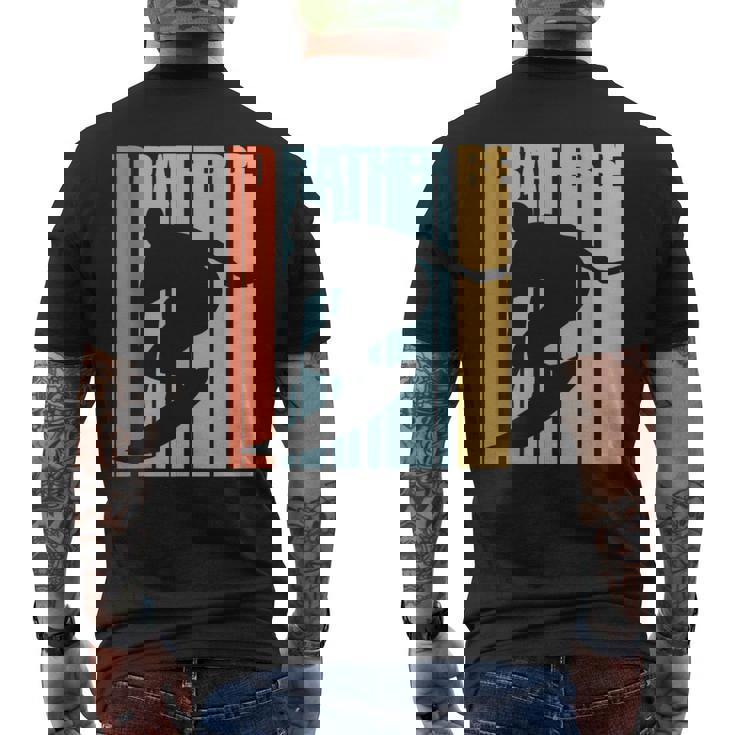 Deurf De Estilo Retro Yintage In Mangas Camiseta Hombre Estampado Espalda