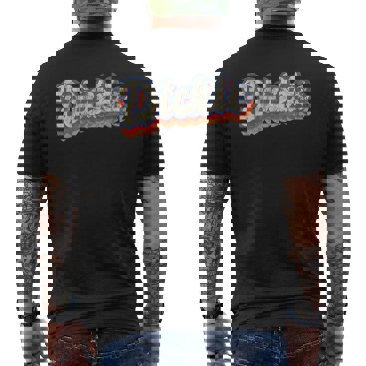 Dickie 名前入りシャツ カスタムレタリング 70年代 メンズTシャツ バックプリント