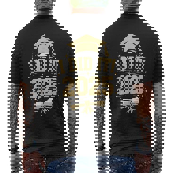 I Did It Graduate 2025 2025年卒業クラス メンズTシャツ バックプリント