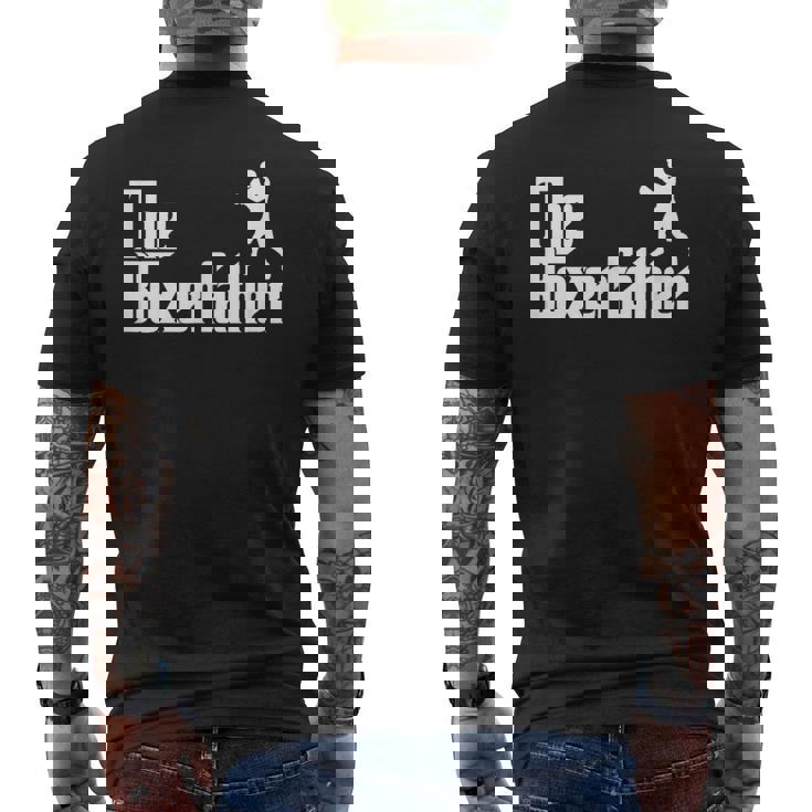 Divertida Del Padre Del Boxeo Del Padre Del Boxeador Camiseta Hombre Estampado Espalda