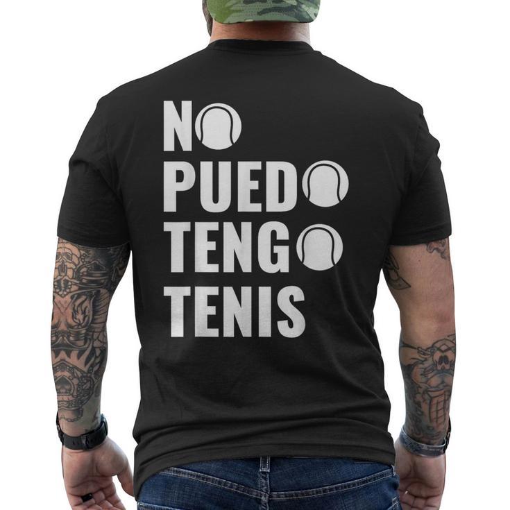 Divertido Jugadores De Tenis No Puedo Tengo Tenis Camiseta Hombre Estampado Espalda