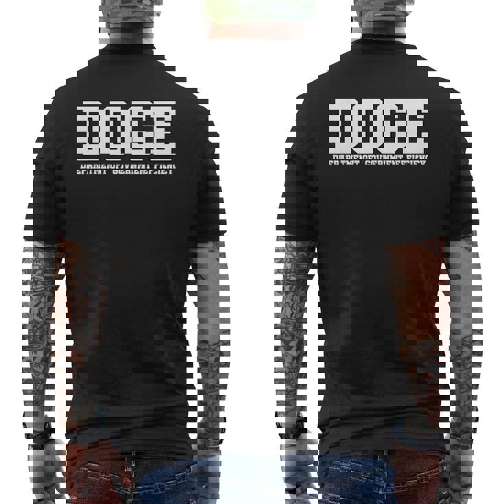 Doge 政府効率省 トランプ米国愛国者 メンズTシャツ バックプリント