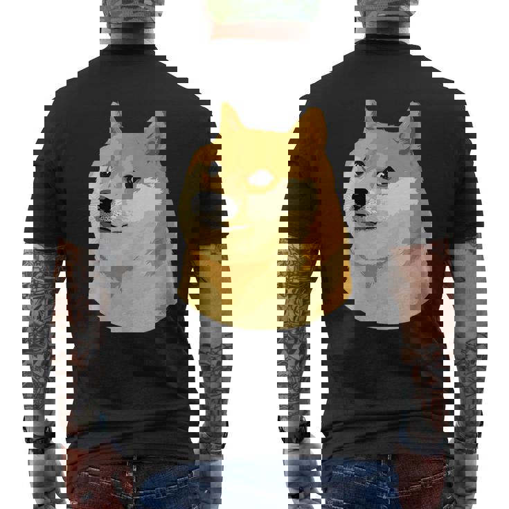 Dogecoin Just Doge メンズTシャツ バックプリント