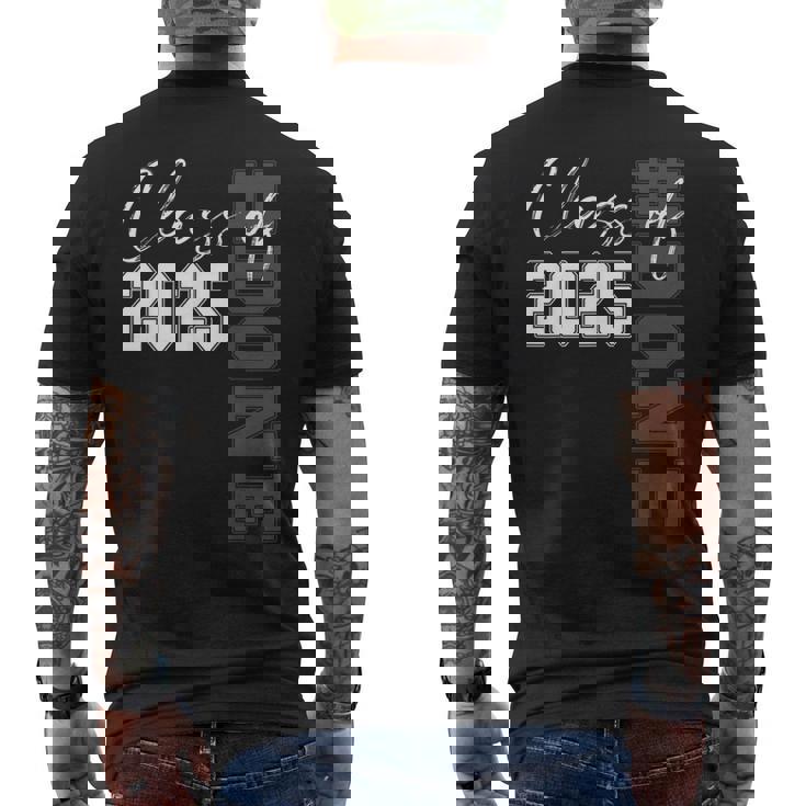 Done Class Of 2025 Graduate 2025 Graduation Seniors Men's T-shirt Back Print