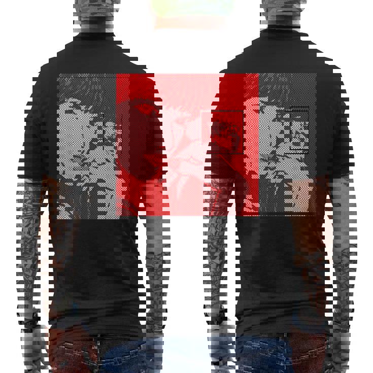 Dot Pattern Original Icon Official Illustration Red メンズTシャツ バックプリント