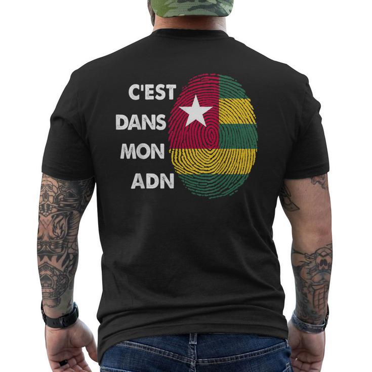 Drapeau Togo Pour Togolais Togo C'est Dans Mon Adn T-shirt imprimé au dos