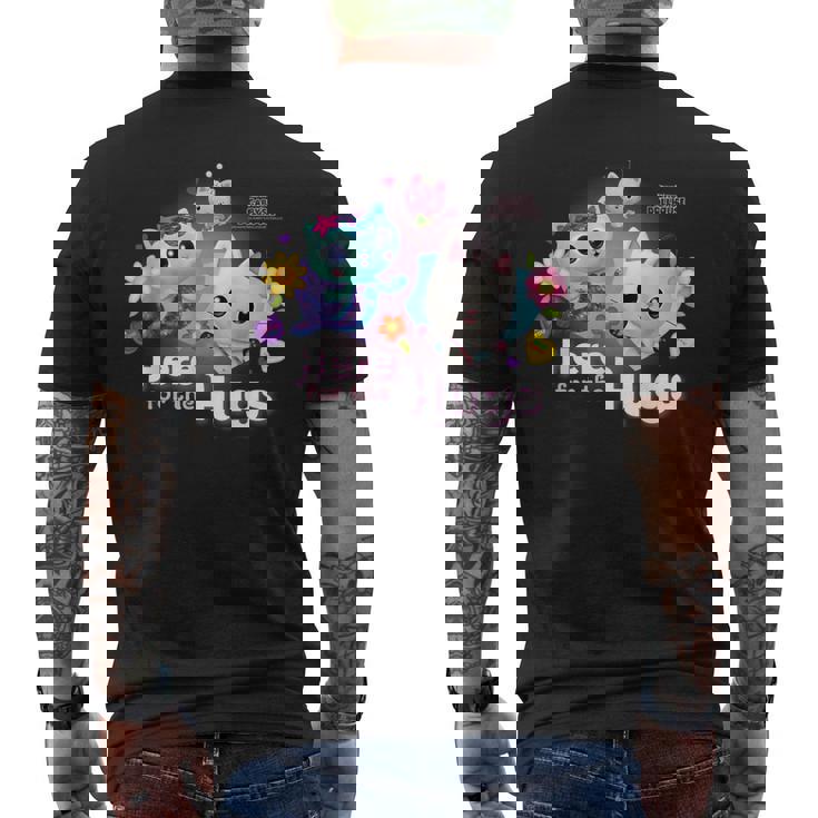 Dreamworks ギャビーのドールハウス パンディ メルカット キティ フェアリーハグ メンズTシャツ バックプリント