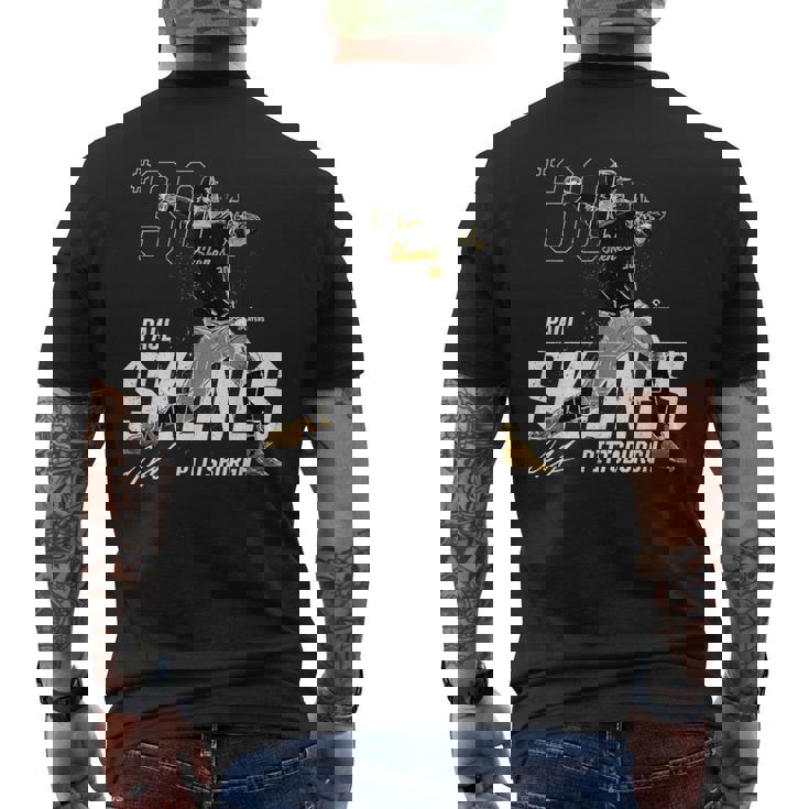 Dynamic Pose Paulkenes Pittsburgh Baseball Mlbpa メンズTシャツ バックプリント