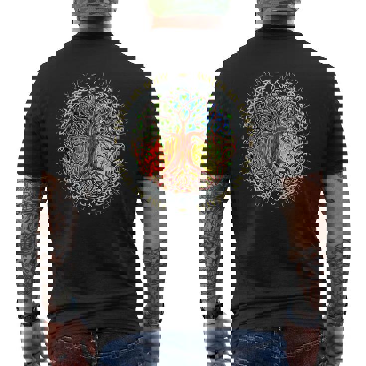 Earth My Body Air My Breath Fire My Spirit Water My Blood Men's T-shirt Back Print