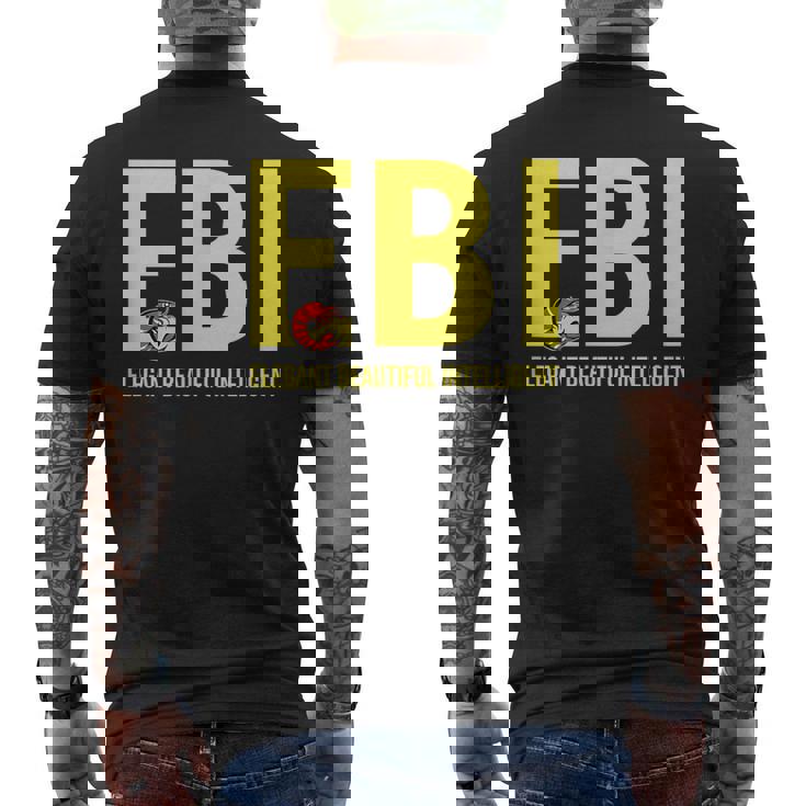 Ebi えび エビ 目の錯覚 騙し絵風 空目 おもしろ ネタ ギャグ ジョーク ウケ狙い ツッコミ待ち メンズTシャツ バックプリント