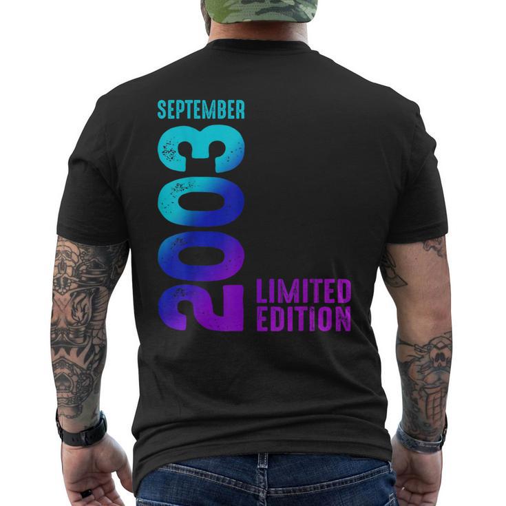 Edición Limitada Deeptiembre De 2003 Camiseta Hombre Estampado Espalda