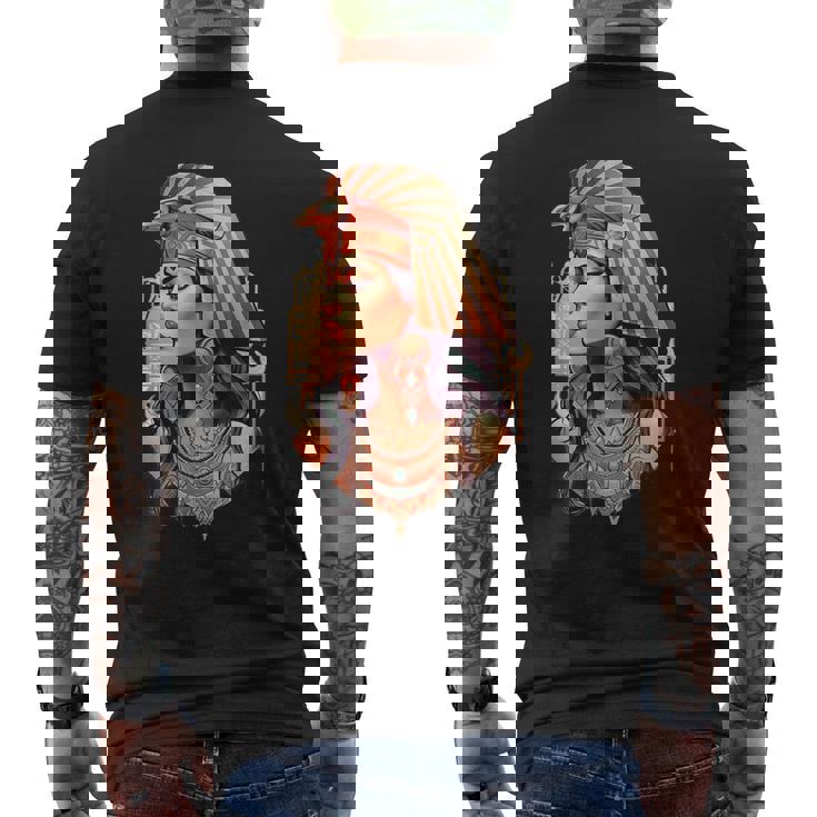Egipto Reina Cleopatra Camiseta Hombre Estampado Espalda