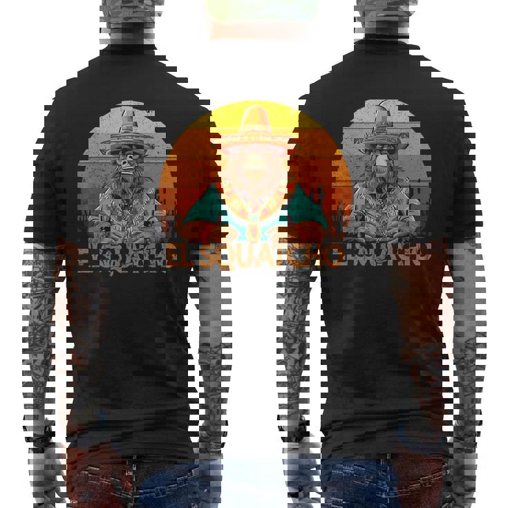 Elquatcho メキシカン ビッグフット サスカッチ シンコ・デ・マヨ メンズ キッズ メンズTシャツ バックプリント