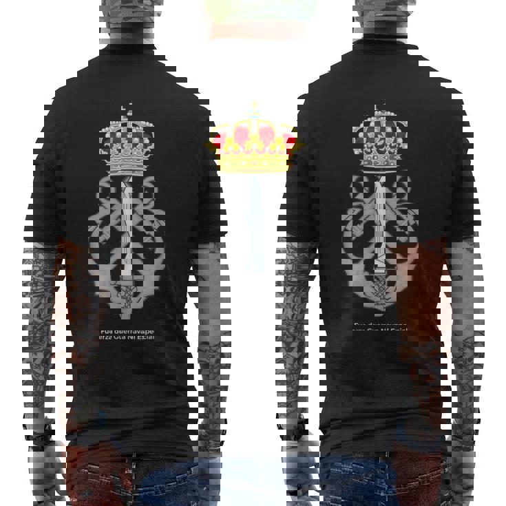 Emblema Fgne Ejército Español Fuerza Guerra Naval Especial Camiseta Hombre Estampado Espalda