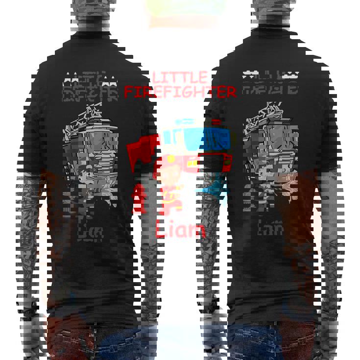 Enfant Camion De Pompiers Pour Enfants Duervice D'incendie Petit T-shirt imprimé au dos