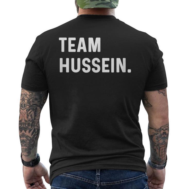 Equipo Hussein Nombre Camiseta Hombre Estampado Espalda
