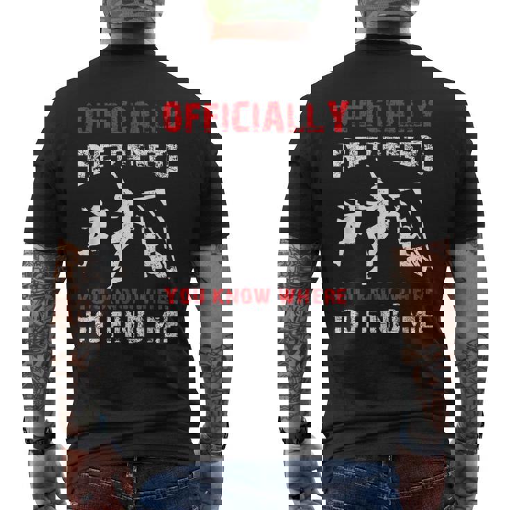 Escalada En Roca Regalo De Jubilación Escalador Jubilado Boulder Camiseta Hombre Estampado Espalda