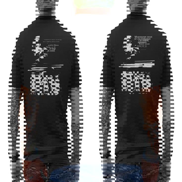 Evans Jazz Wisdom ピアニスト ミュージシャン 1色 メンズTシャツ バックプリント