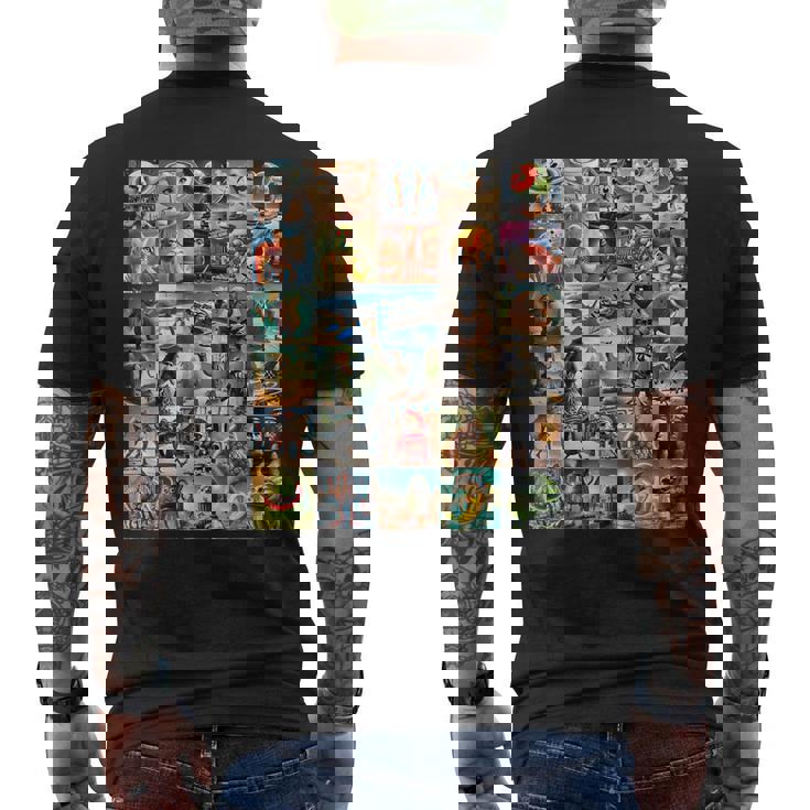 Every Italian Brainrot Meme Italian Brainrotコレクション メンズTシャツ バックプリント