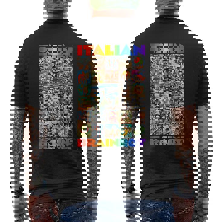 Every Italian Brainrot Meme Italian Brainrotコレクション メンズTシャツ バックプリント