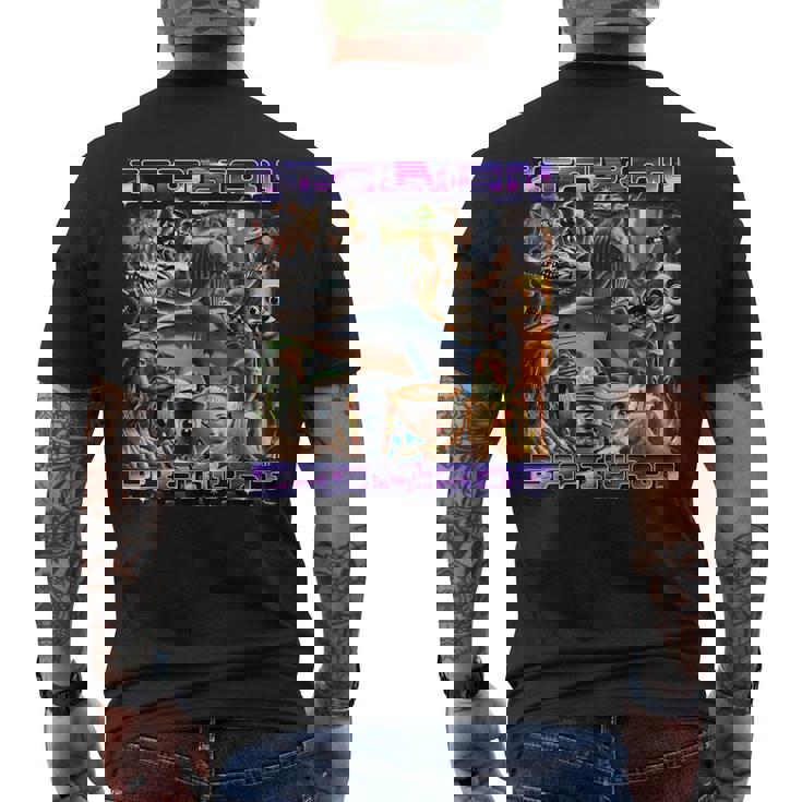 Every Italian Brainrot Meme Italian Brainrotコレクション メンズTシャツ バックプリント