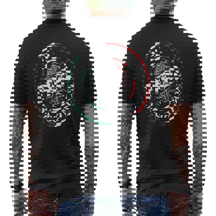 Father's Day El Papa Mas Chingon Mexican Dad Spanish Men's T-shirt Back Print