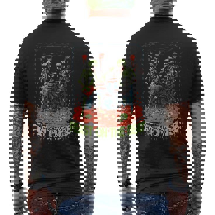 Feast On The Beat ゾンビバンド ハロウィン ロックンロール メンズTシャツ バックプリント