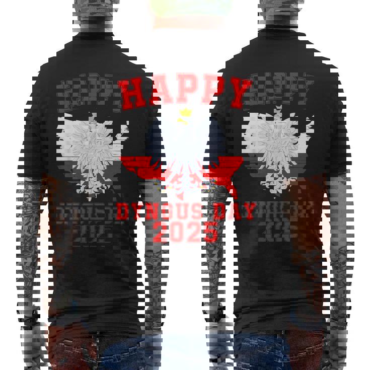 Feliz Día De Dyngus 2025 Polska Águila Blanca Polaca Día De Dyngus Camiseta Hombre Estampado Espalda