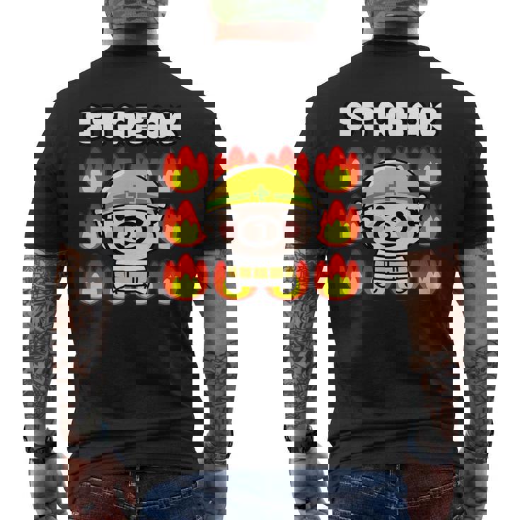 Firetreak メンズTシャツ バックプリント