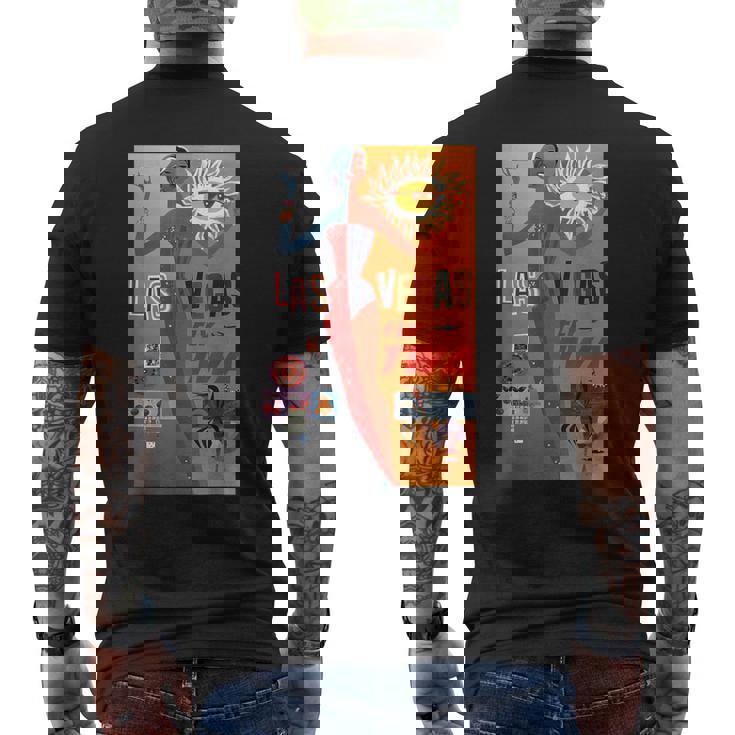 Fly Twa ラスベガス ビンテージ トラベルtシャツ メンズTシャツ バックプリント