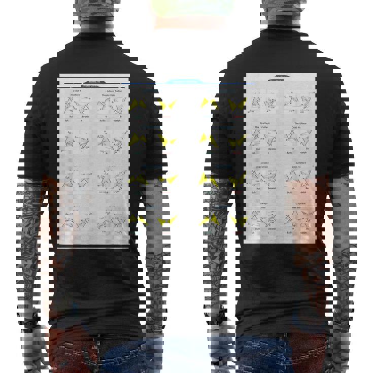 Fox Trading ハーモニックパターン メンズTシャツ バックプリント