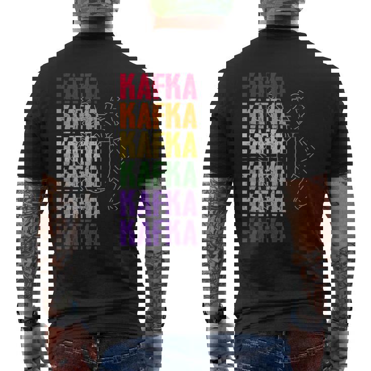 Franz Kafka The Metamorphosis メンズTシャツ バックプリント