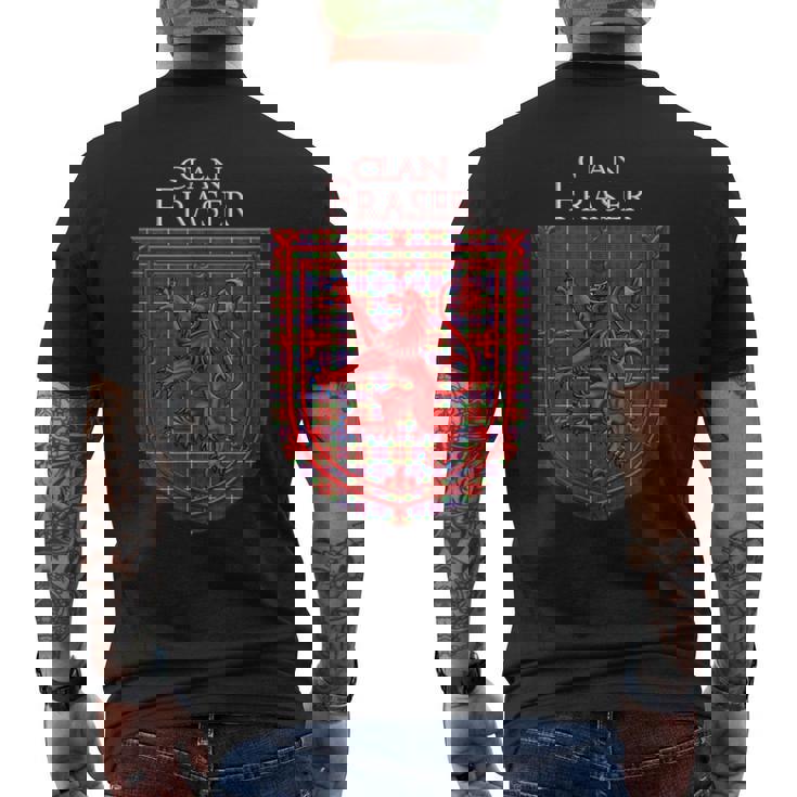 Fraser Of Lovat Tartan Cuadros Escoceses Camiseta Hombre Estampado Espalda
