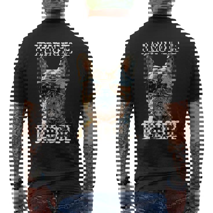 Frenchie Daddyフレンチー パパ 父の日 フレンチブルドッグ メンズTシャツ バックプリント